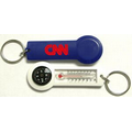 Compass Thermometer Key Chain